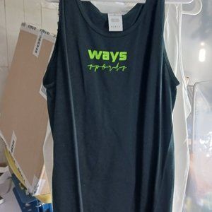 cotton tank top men M sport ways clothing